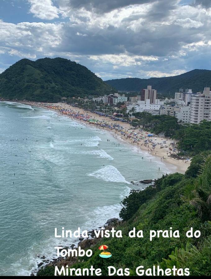 Apto 1 Suite A 30 Mts. Da Praia Do Tombo - غوارويا المظهر الخارجي الصورة